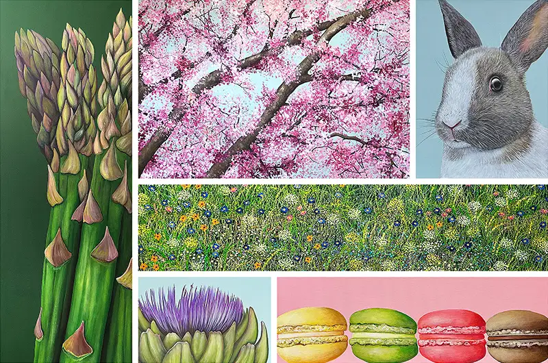 Silvia Mende: «Frühlingsfarben!» – Einzelausstellung von Silvia Mende. Joss Toledo Art Gallery, Asylstrasse 66, 8032 Zürich, 25. März bis 5. April 2026 – www.silvia-mende.ch