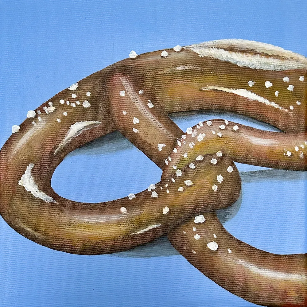 2026, 20×20 cm, Acryl, verkauft (© Silvia Mende)