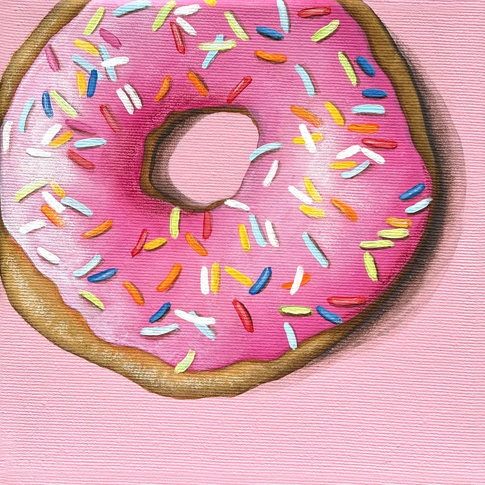 2026, 20×20 cm, Acryl (© Silvia Mende)