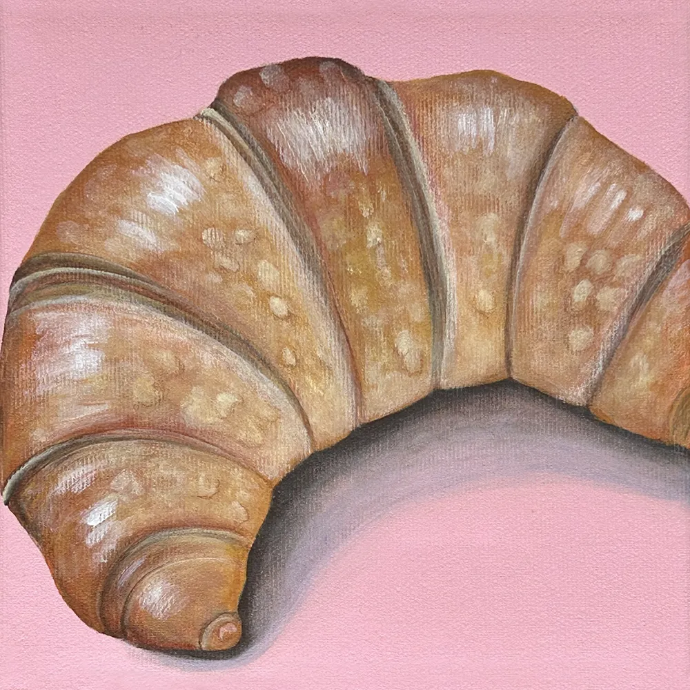 2026, 20×20 cm, Acryl (© Silvia Mende)